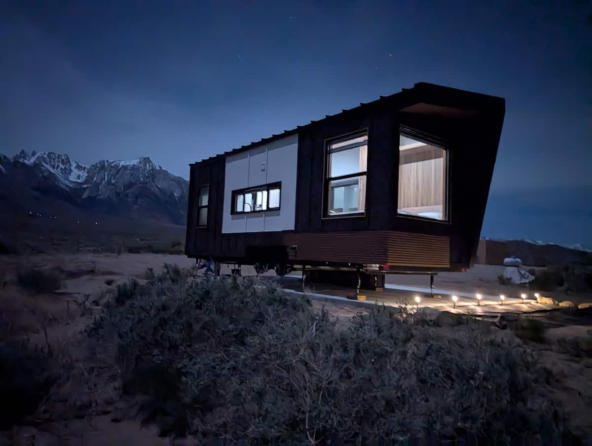 Dusk Exterior with Pathway Lighting